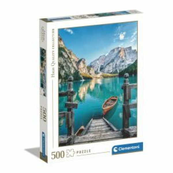 Puzzle 500 pezzi - Braies Lake