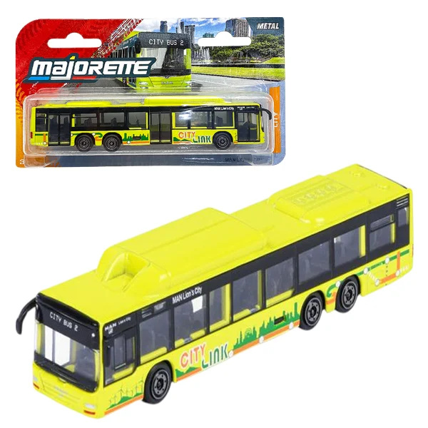 Majorette  - CITY BUS - Man Lion's City C - giallo