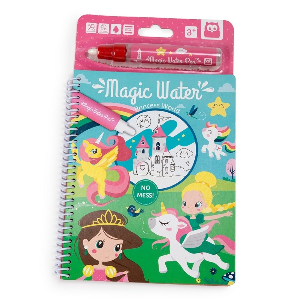 Libro di pittura ad acqua Magic Water Principesse