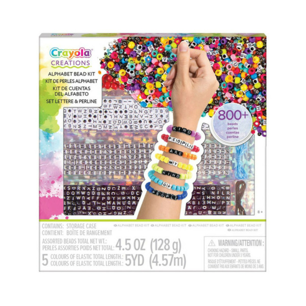 Set lettere e perline 800 pezzi