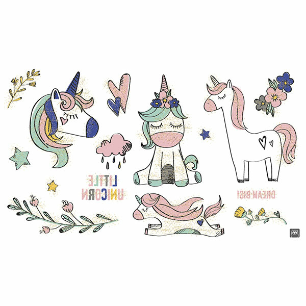 Kit tatuaggio unicorno