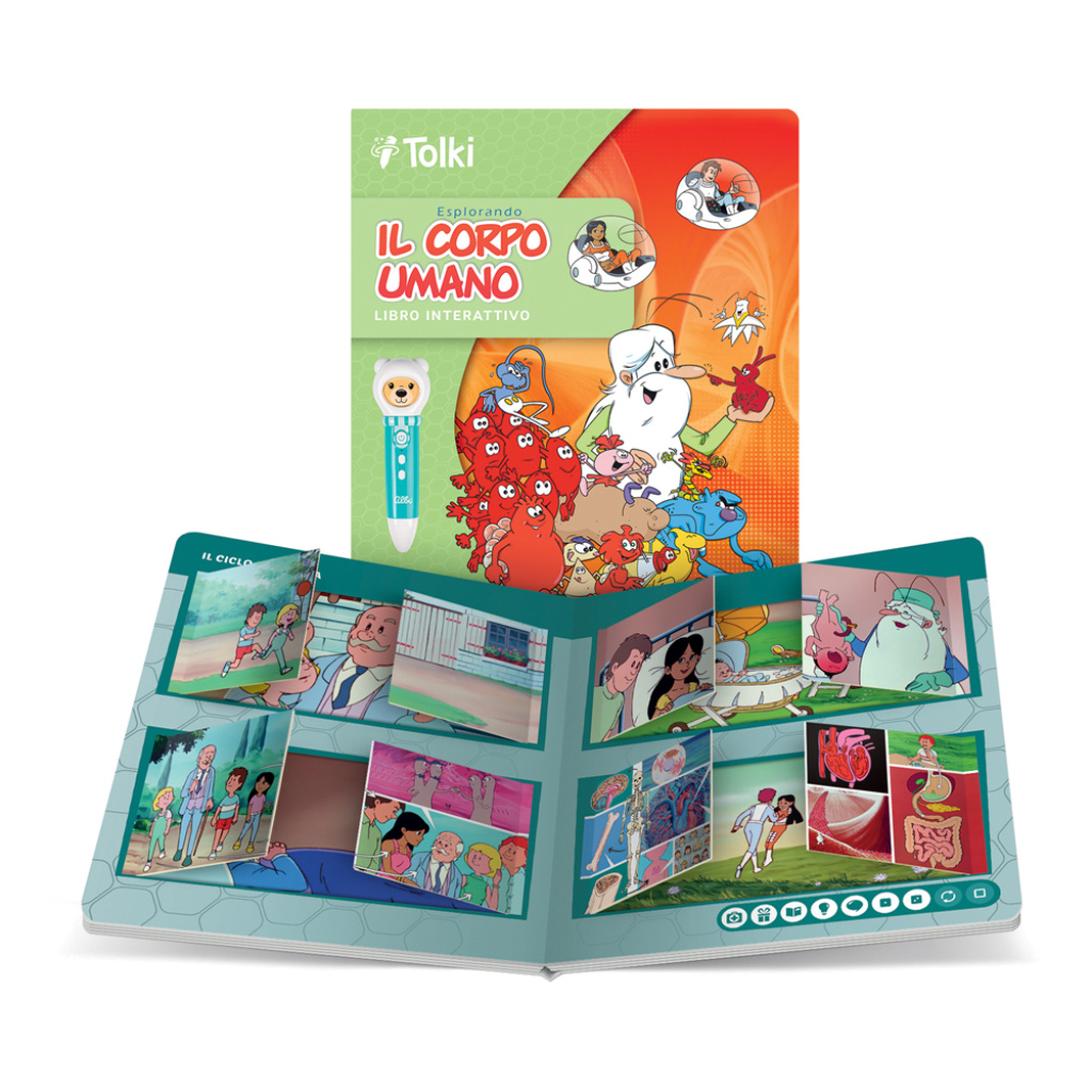 TOLKI - Il Corpo Umano - Libro Interattivo