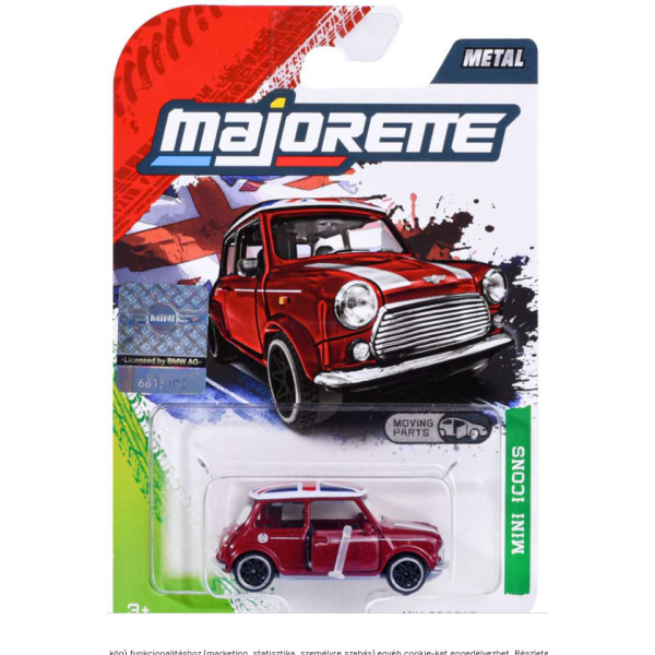 Majorette scala 1/64 - MINI PREMIUM- Mini Cooper 1.3I
