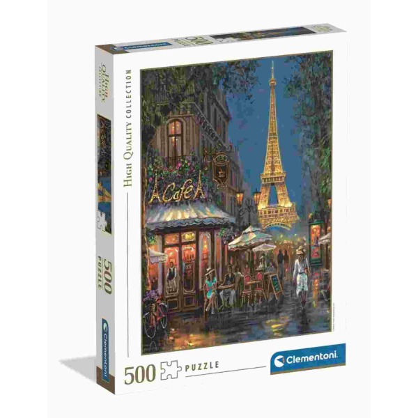 Puzzle 500 pezzi - Night at the Eiffel Cafè
