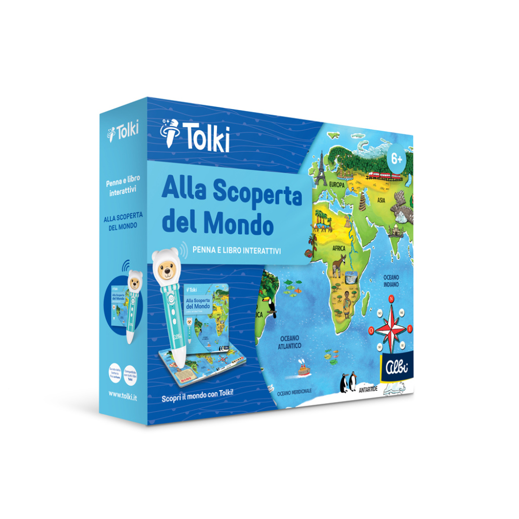 TOLKI - Alla Scoperta del Mondo - Penna e Libro Interattivi