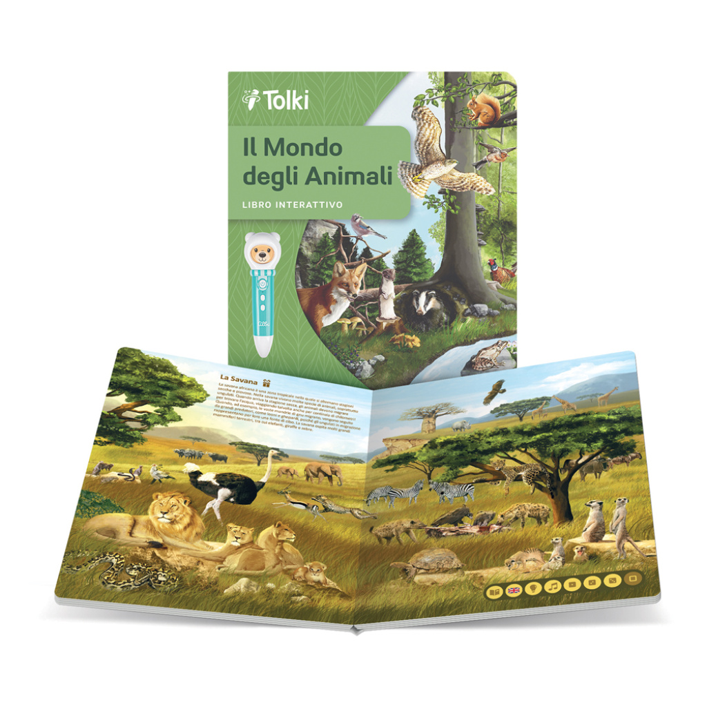 TOLKI -Il Mondo Degli Animali - Libro Interattivo
