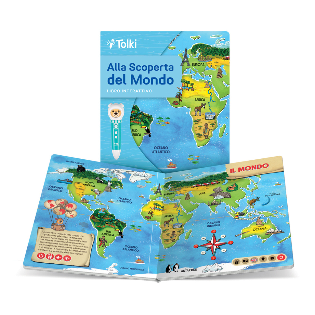 TOLKI - Alla Scoperta Del Mondo - Libro Interattivo