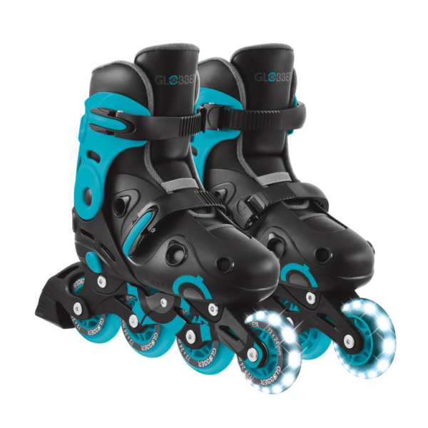 GLOBBER - GO SKATES LIGHTS - Aqua - 34/37