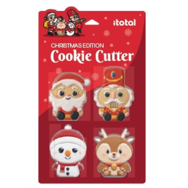 Set 4 Formine per Biscotti - NATALE