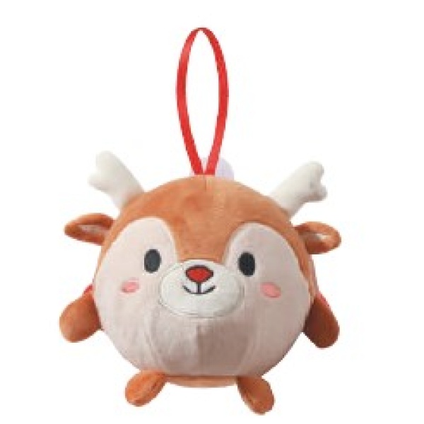 Peluche Pendente Renna Natalizio