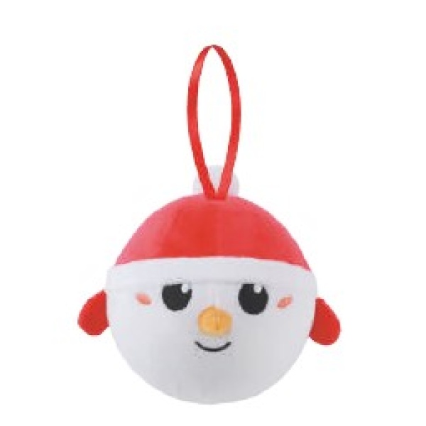 Peluche Pendente Pupazzo di Neve Natalizio