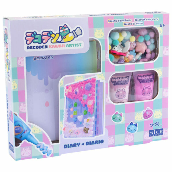 Decoden Diary - kit con diario da decorare con pasta