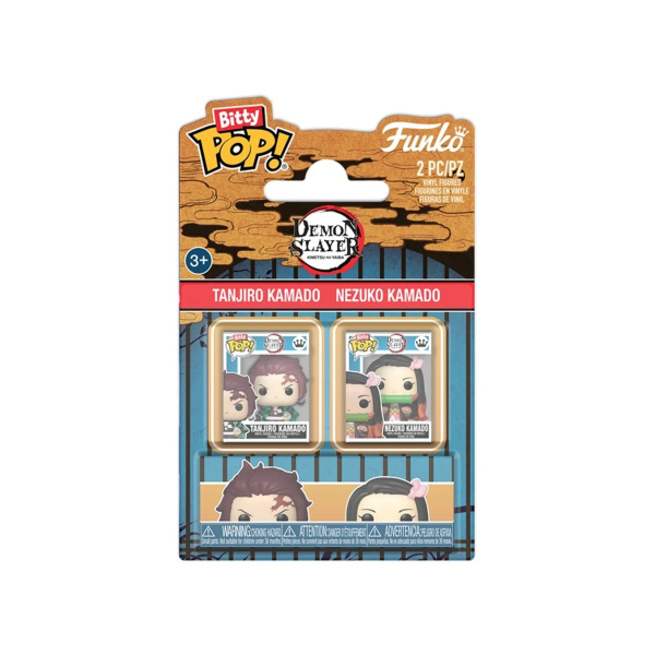 Funko Bitty Pop! Demon Slayer - Tanjiro Kamado & Nezuko kamado